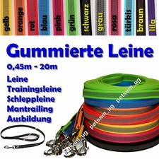 gummierte Sportleine Leine