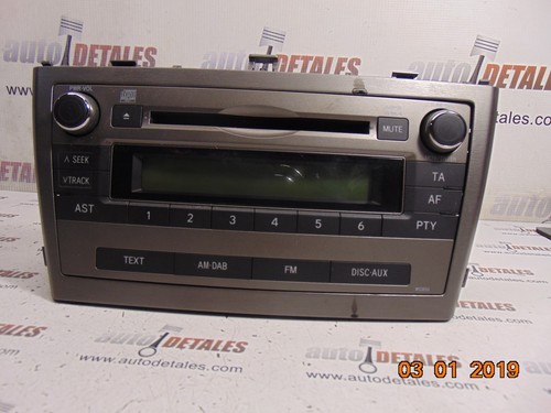 Toyota avensis radio player - toyota,