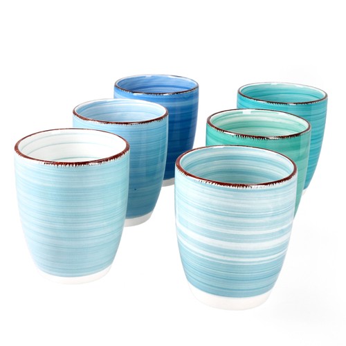 6er kaffeebecher set blue - 6er,