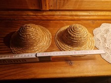 Strohhüte Puppen Basteln