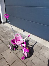 Tolles Kettler Dreirad Schiebestange Krone Prinzessin Happytrike rosa