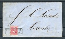 Faltbrief Preußen Mi.-Nr. 10 EF Frankfurt-Meseritz - b3643