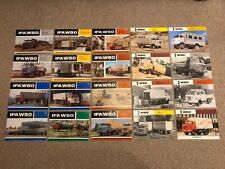 IFA Prospekte (51 Stück) ✔️ W50 L60 ADK80 ADK100 ✔️  DDR IFA LKW Broschüren RAR!