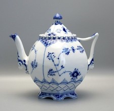 Royal Copenhagen Teekanne Musselmalet Vollspitze Nr. 1118. 1 Wahl.