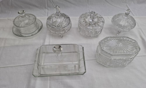 Konvolut tlg glas - 6-tlg.,