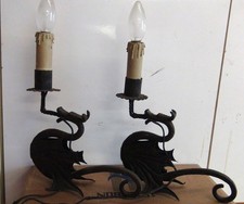 Tischleuchte Gusseisen antik