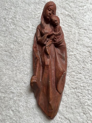 Wandrelief madonna mit kind - wandrelief,
