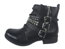 Schnürstiefeletten Biker