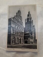 alte Ansichtskarte AK Stargard Pommern Rathaus Marienkirche (422)