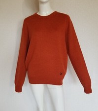 LOUIS VUITTON wunderschöner flauschiger  Kaschmir Pullover Orange dezent meliert