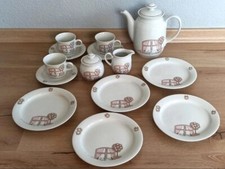 Winterling Röslau Teeservice Geschirr Kanne Kaffee Teller Service Katze Fenster