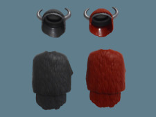 Playmobil Fellmantel Fellhaube Hörner Wikinger Barbaren Indianer Western