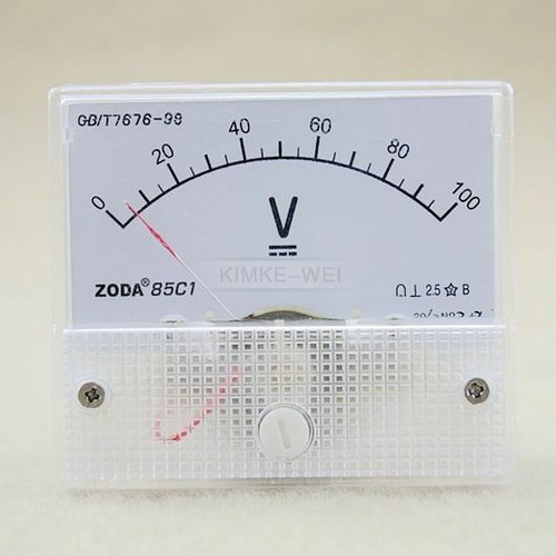 100v voltmeter analog - voltmeter,