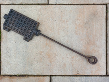 antik altes Waffeleisen -