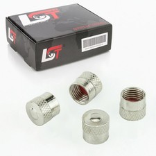 4x Ventilkappen Aluminium