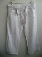 Weiße Leinenhose  H&M Gr.44