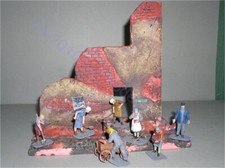 3034 Base Ruine Eck-Haus 1:35