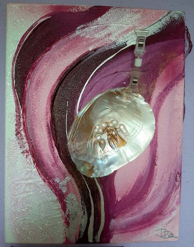 Kunsthandwerkl acryl bild m - kunsthandwerkl., acryl-bild