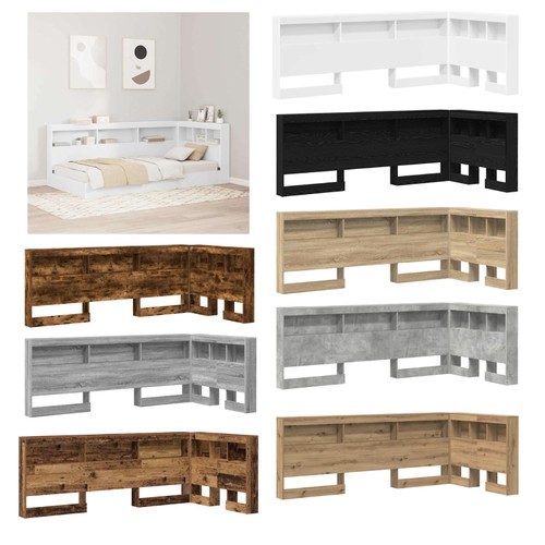 Form kopfteil mit regal - l-form,