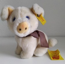 STEIFF Stofftier Schwein Snuffy sucht neuen Kuschelkreis (so gut wie ungenutzt)
