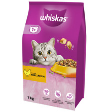 WHISKAS ADULT MIT HÜHNCHEN, TROCKENFUTTER FÜR KATZEN, 7 kg