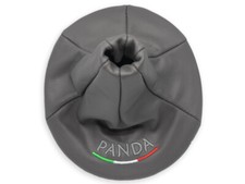 SCHALTMANSCHETTE FÜR FIAT PANDA II 03-12 SCHALTSACK GRAU STICKEREI GRAU Italia