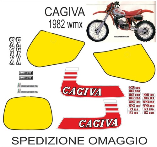 Aufkleber cagiva wmx 1982 - aufkleber,