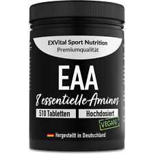EAA Tabletten hochdosiert, 510 Stk., 8 essentiellen Aminosäuren. Muskelaufbau.