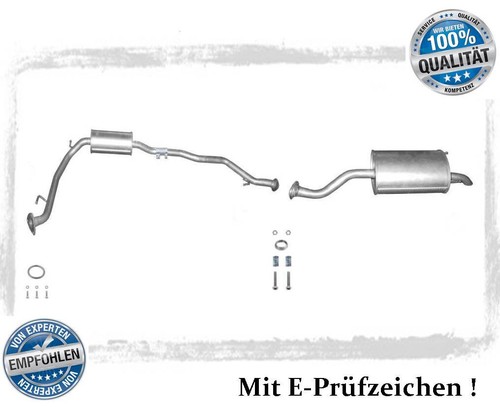 Auspuffanlage für honda jazz - auspuffanlage,