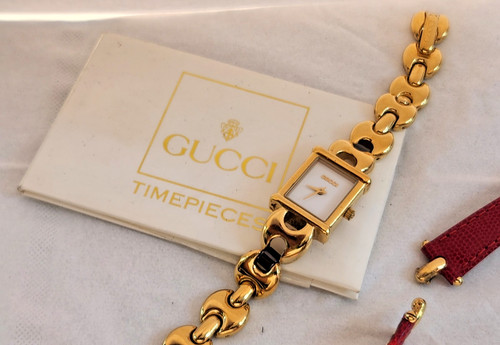 Vintage gucci uhr vergoldet - uhr,