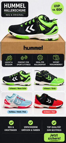 Hummel hallenschuhe sneaker - hallenschuhe,