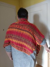 Stola asymmetrisch  Handarbeit