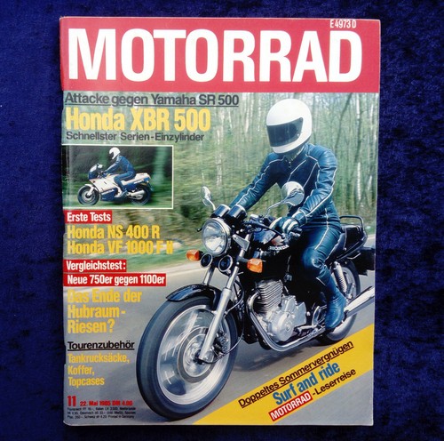 Das motorrad 1985 honda - 11/1985,