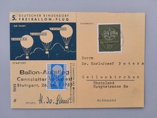 Ballonpost 1959 Stuttgart