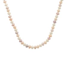 Pearl Necklace Real Silver 925