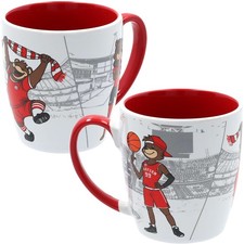 FC Bayern München Tasse Maskottchen Berni Trinkbecher Becher FCB Fanartikel Shop