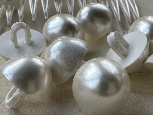 Knöpfe 13mm klein perle - 10,