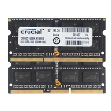 Crucial 2x8gb 2rx8 - 2x8gb, pc3l-12800s