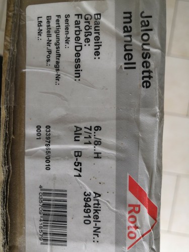 Roto jalousette zja baureihe - jalousette,