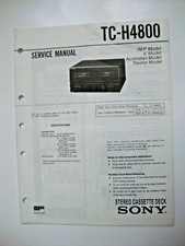 TC-H4800 ORIGINAL SONY SERVICE
