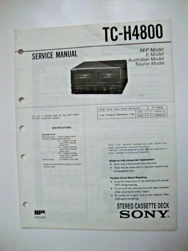 H4800 original sony service - sony,