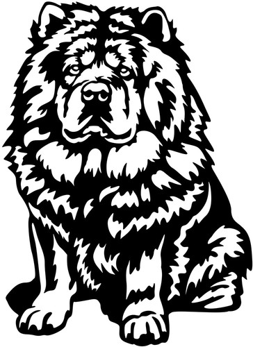 Chow aufkleber - chow,
