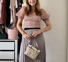 Rosa Crop Top Blumen