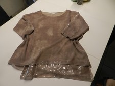 Shirt Monari Glitzer Größe 38 Damen Blusen Shirt