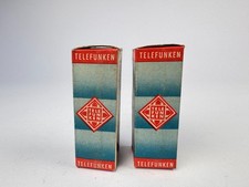 2x Telefunken ECC86 Röhre sealed NOS OVP UKW Radio Tube Röhrenradio Valve neu