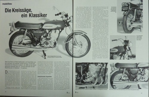 Motorrad kawasaki mach iii - motorrad, in