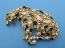 Vintage Enamel Rhinestone