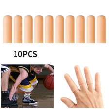 10 Stück Gel-Fingerlinge, Fingerschutz, Silikon-Fingerkappe Fingerabdeckungen