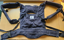 Babytragesystem ERGO baby HandsFree system, schwarz, inkl. Einlage, nat., gebr.
