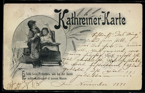 Ansichtskarte mutter und - ansichtskarte,